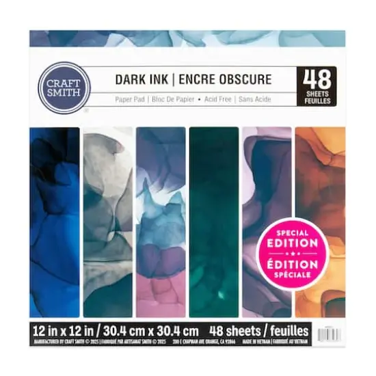 Craft Smith 12" x 12" Dark Ink Paper Pad {1}