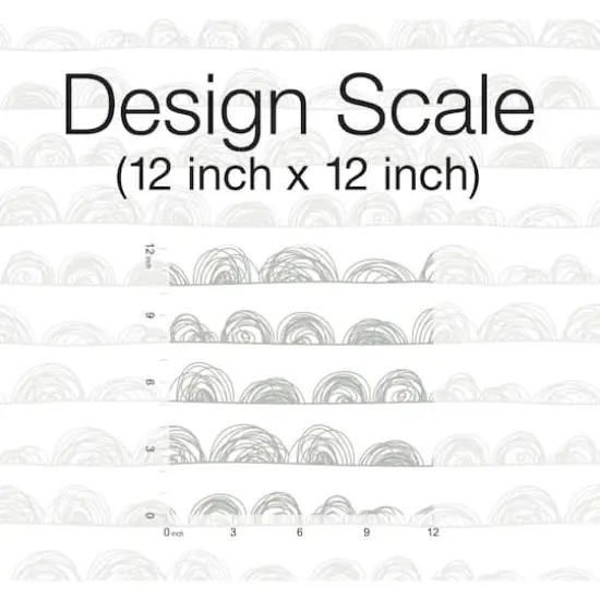 RoomMates Doodle Scallop Peel & Stick Wallpaper Gray {7}