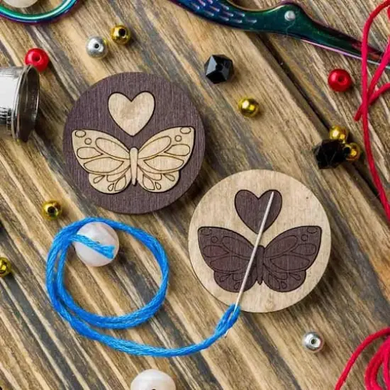Wonderland Crafts Butterfly Double-Sided Magnetic Needle Holder {3}