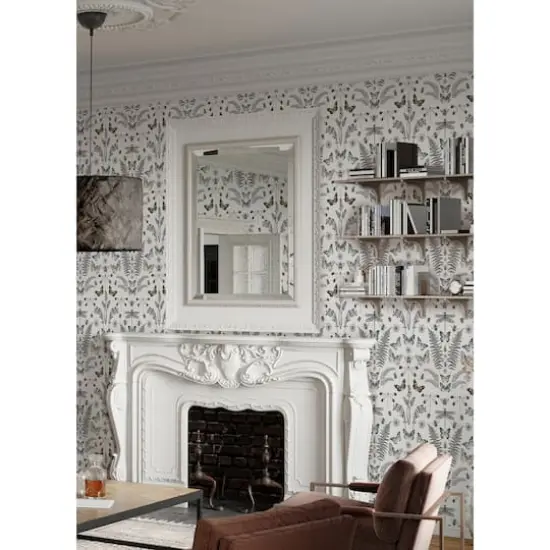 RoomMates Hidden Treasures Peel & Stick Wallpaper White {4}