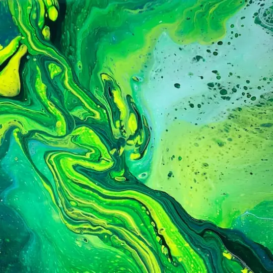 DecoArt&reg; Fluid Art Ready-to-Pour Acrylic&trade; Paint, 8oz. Emerald Green {3}