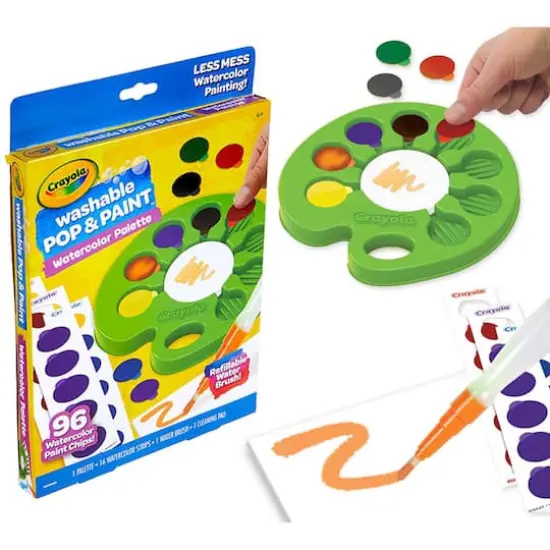 Crayola&reg; Pop & Paint Washable Watercolor Palette {3}