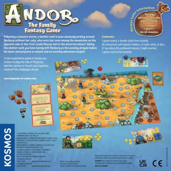 Thames & Kosmos Legends of Andor: The Family Fantasy Game {3}