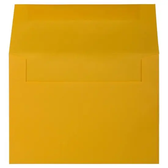 JAM Paper A6 Colored Invitation Envelopes, 50ct. Gold Yellow {4}