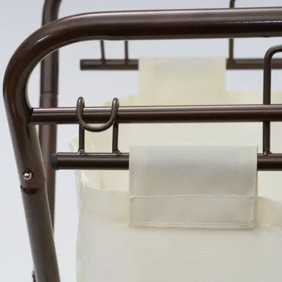 Household Essentials Rolling Laundry Hamper {12}