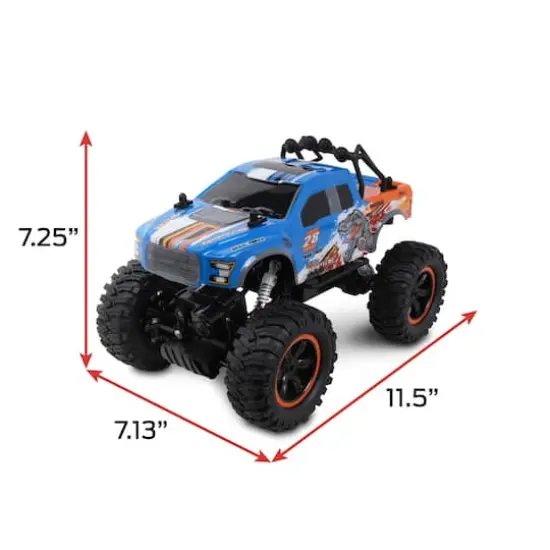 NKOK Mean Machines Rock Crawler RC Blue Ford F-150 Raptor {5}