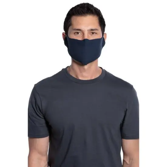 Port & Company&reg; Navy 50/50 Cotton/Poly Face Covering, 240ct. {3}