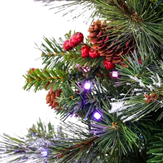 4ft. Pre-Lit Crestwood&reg; Spruce Artificial Christmas Entrance Tree, Twinkly&trade; LED Lights {5}