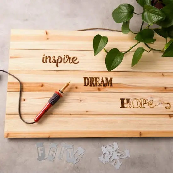 26" Wood Pallet Rectangle Plaque by Make Market&reg; {5}