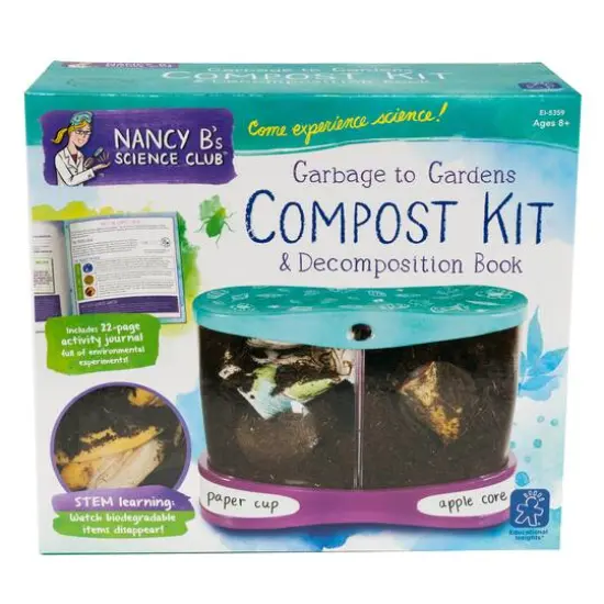 Educational Insights Nancy B's Science Club Garbage to Gardens Compost Kit {7}
