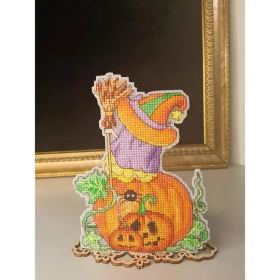 Crystal Art Plastic Canvas Counted Cross Stitch KitHappy Halloween {6}