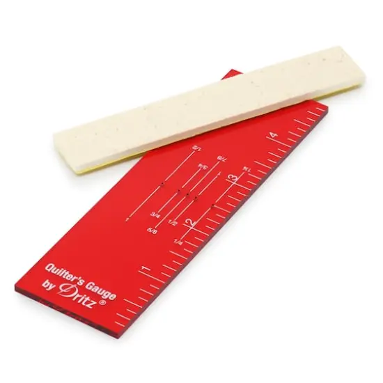 Dritz&reg; Machine Seam Gauge & 1/8" Adhesive Guide for Straight Lines {3}