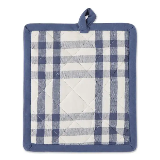 DII&reg; Eat, Drink & Enjoy Kitchen Towels, Potholder & Mitt Set French Blue {5}
