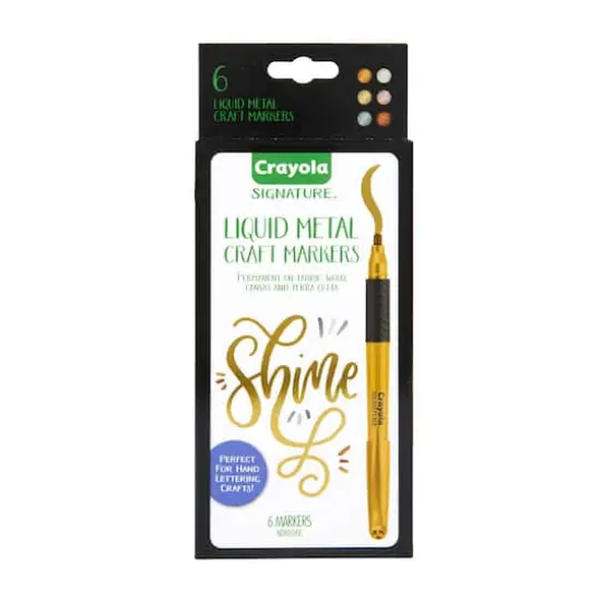 Crayola&reg; Signature&trade; Liquid Metal Permanent Markers {1}