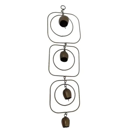 20" Rustic Gold Triple Metal Bells Wall D&eacute;cor by Ashland&reg; {5}