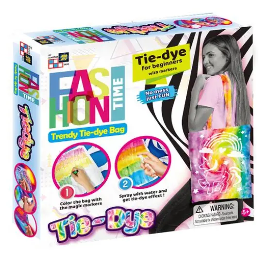 Amav Toys Fashion Time Trendy Tie Dye Bag Activity Kit {1}