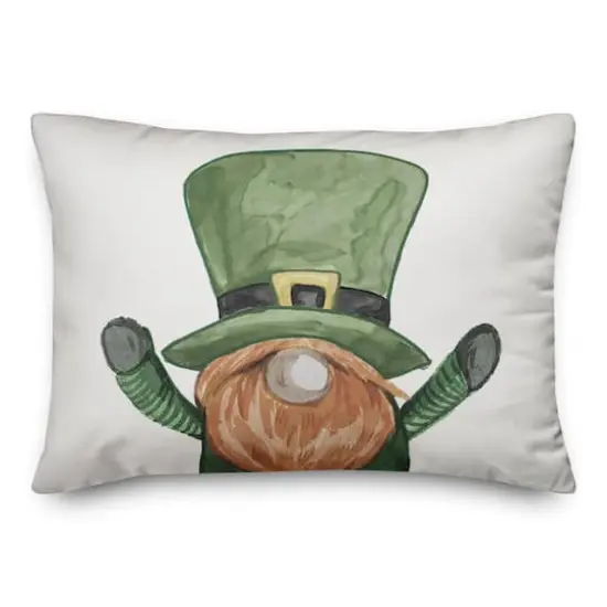 Up Close Leprechaun Pillow 14" x 20" Throw Pillow {3}