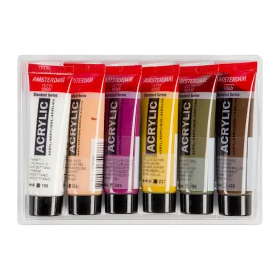 Amsterdam Standard Series 6 Color Portrait Acrylic Paint Set {6}