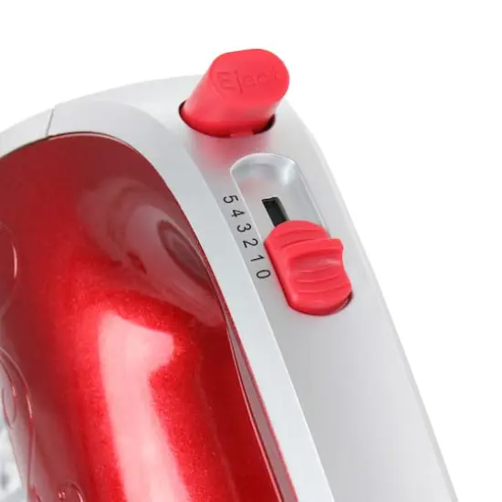 Better Chef Red 5-Speed Electric Hand Mixer {4}