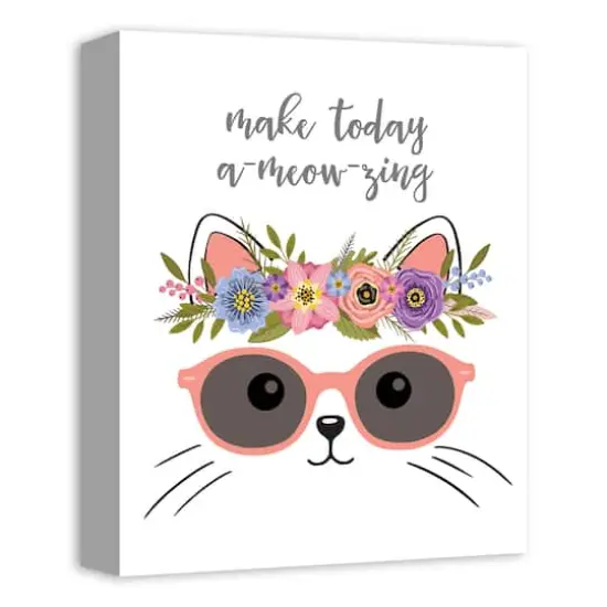 Make Today A Meow-Zing Canvas Wall Art {3}