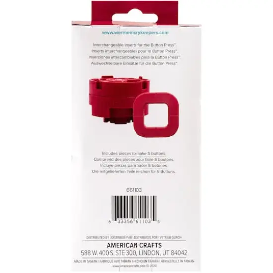 We R Memory Keepers&reg; 1.25" Button Press Inserts {5}