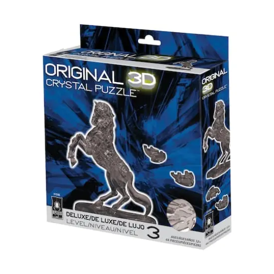 BePuzzled&reg; Original 3D Crystal Puzzle&trade; Stallion 44 Piece Puzzle {3}