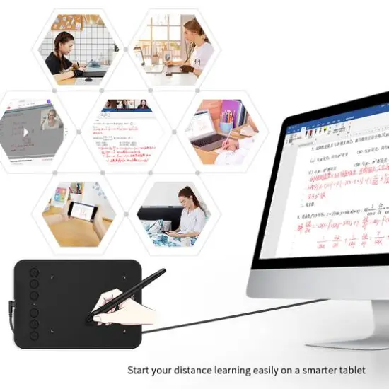 XPPen 4" x 3" Deco mini4 Portable Graphics Drawing Tablet {8}