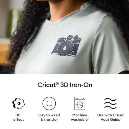 Cricut® 3D Iron-On Black {3}