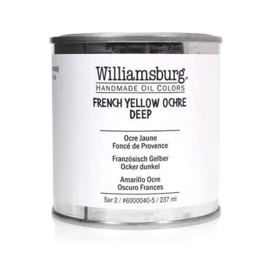 Williamsburg&reg; Artist Oil Colors Jar, 8oz. French Yellow Ochre Deep {1}