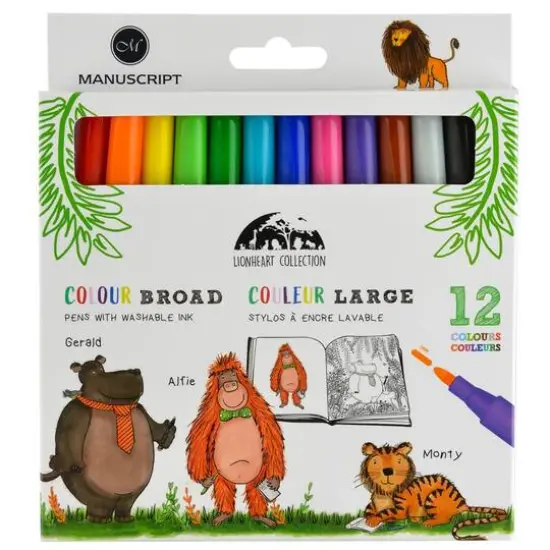 Manuscript Lionheart Color Broad Pen Set {1}