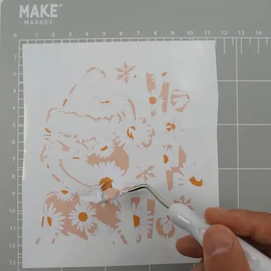 Daisy Pattern Permanent Vinyl by Make Market&reg; {4}