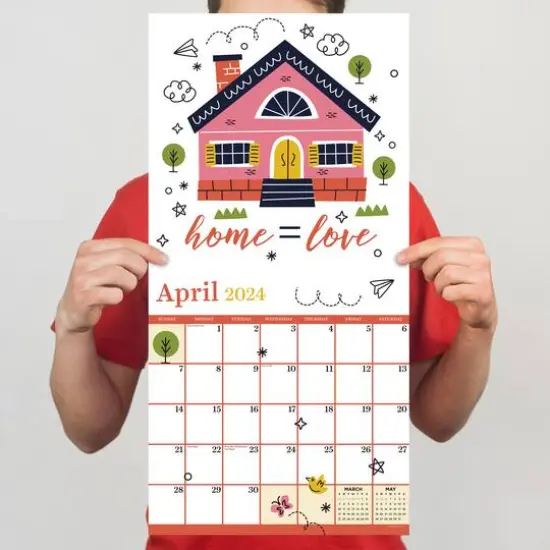 TF Publishing 2024 Home Sweet Home Farm House Wall Calendar {6}