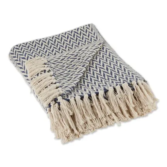 DII&reg; Zig-Zag Throw Nautical Blue {1}