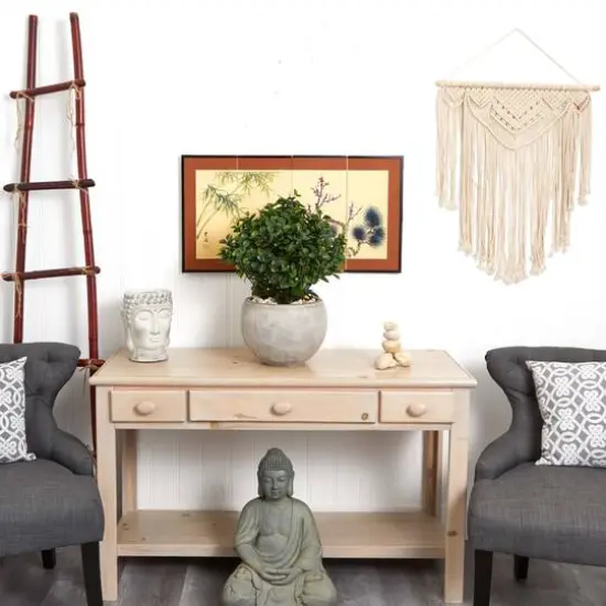 2ft. Eucalyptus Plant in Sand Colored Bowl {6}