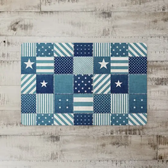 Nautical Patchwork Floor Mat {3}