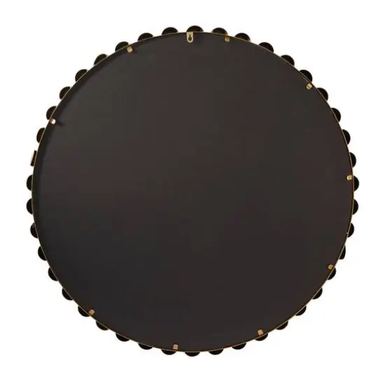 CosmoLiving by Cosmopolitan Gold Metal Orb Framed Wall Mirror 36" x 2" x 36" {6}