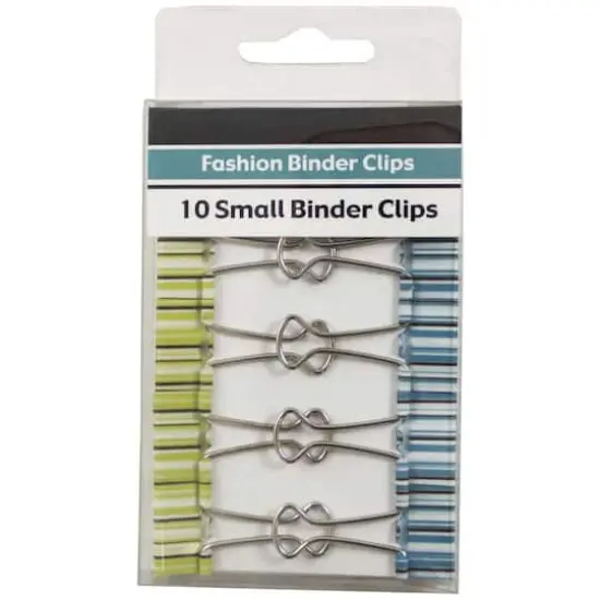 JAM Paper Striped Fashion Binder Clips {1}