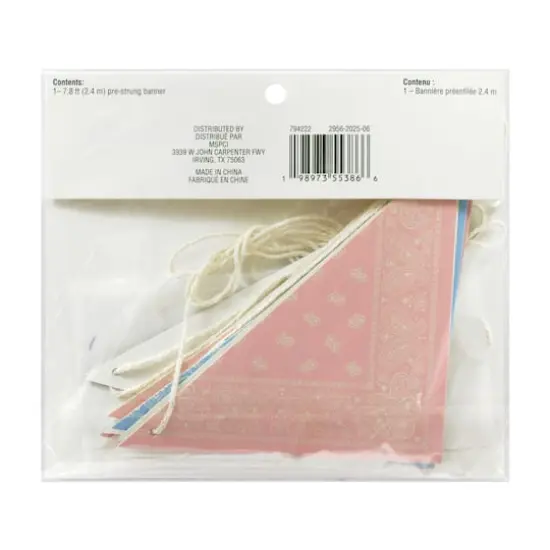 7.75ft. Bandana Party Banner by Celebrate It&trade; {4}