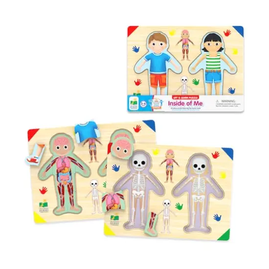 Lift & Learn Puzzle - Inside of Me: 28 Pcs {4}