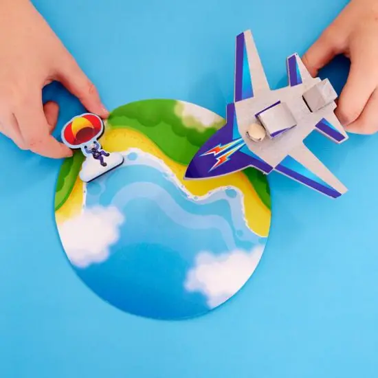 Creativity for Kids&reg; Buildeez!&trade; Ace Jet Plane Wooden Model Set {10}