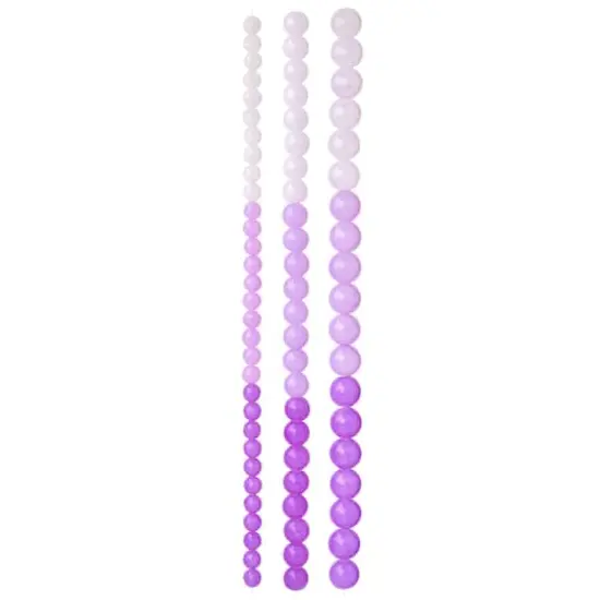Purple Ombre Glass Round Beads by Bead Landing&trade; {4}