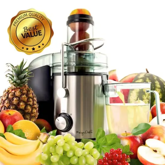 MegaChef Wide Mouth Juice Extractor Juice Machine {11}