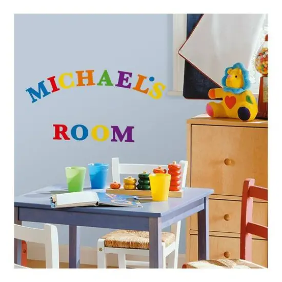 RoomMates Express Yourself Primary Peel & Stick Wall Decals {3}