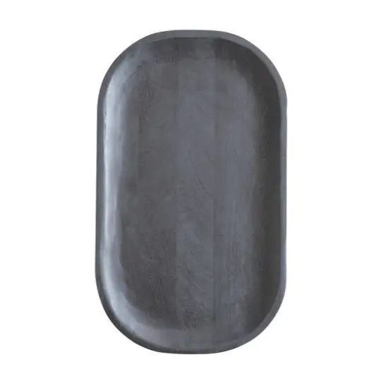 Hello Honey&reg; 20" Wide Black Mango Wood Serving Board {10}