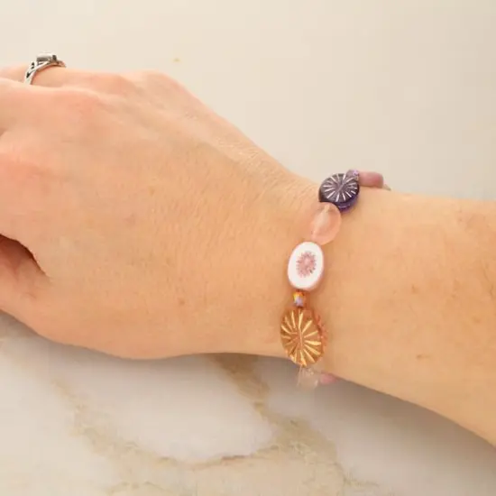 Vintage Rose Czech Glass Oval Bead Mix by Bead Landing&trade; {5}