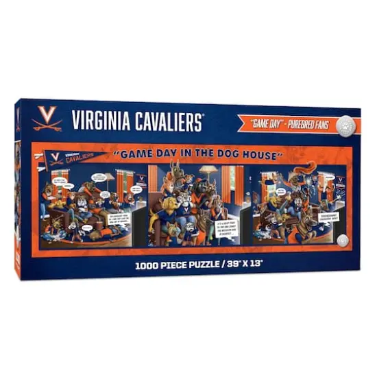 College Game Day in the Dog House 1,000 Piece Puzzle Virginia Cavaliers {1}