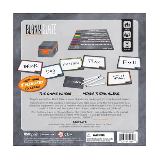 Blank Slate Game {4}