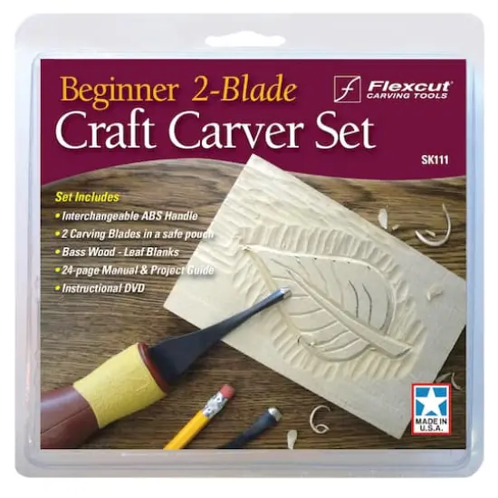FlexCut&reg; Beginner 2-Blade Craft Carver Set, 7ct. {1}