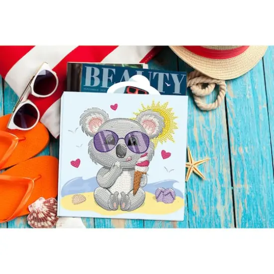 Diamond Dotz&reg; Koala Cream DOTZ&reg; BOX Diamond Painting Kit {5}
