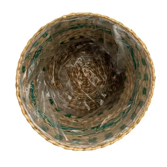 Hello Honey&reg; Green & Natural Verdant Seagrass Basket Set  {8}